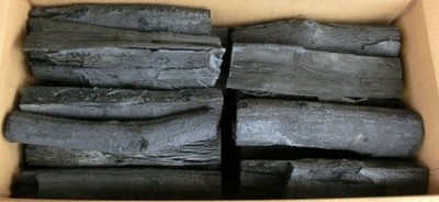 木炭 国産 大分のカシ炭(樫炭) 長炭24cm10kg 炭火焼き職人にお薦め